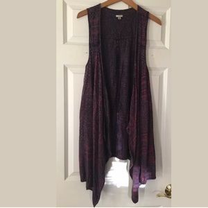 ❌SOLD❌Anthropologie Ecote Boho Purple Cardigan